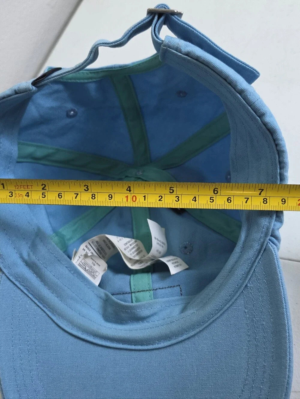 Patagonia Label Trad Cap Hat Blue One Size Blue Adjustable Organic Cotton